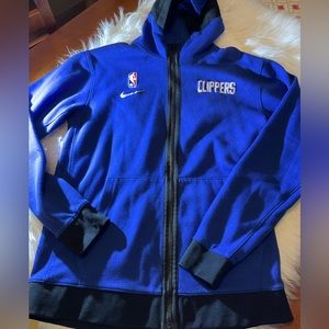 Nike LA Clippers zip up hoodie XL.  Kids